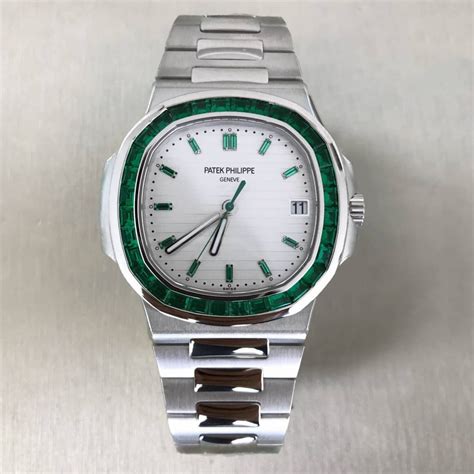 patek philippe nautilus platinum emerald price|cheapest Patek Philippe Nautilus.